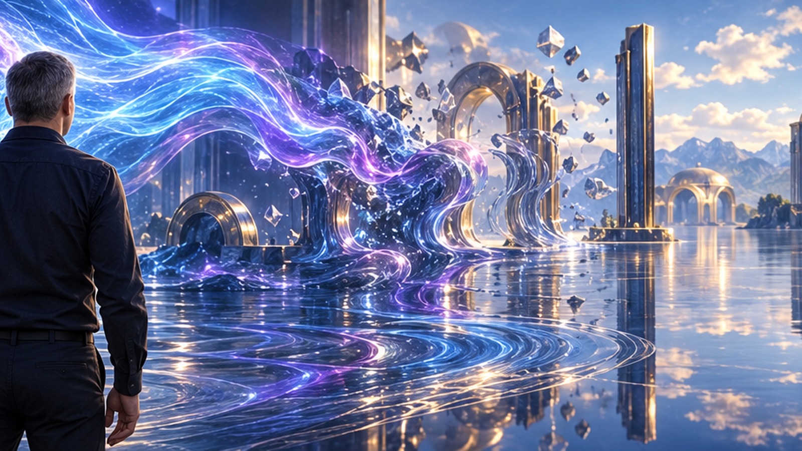An artistic visualization of the article's central idea