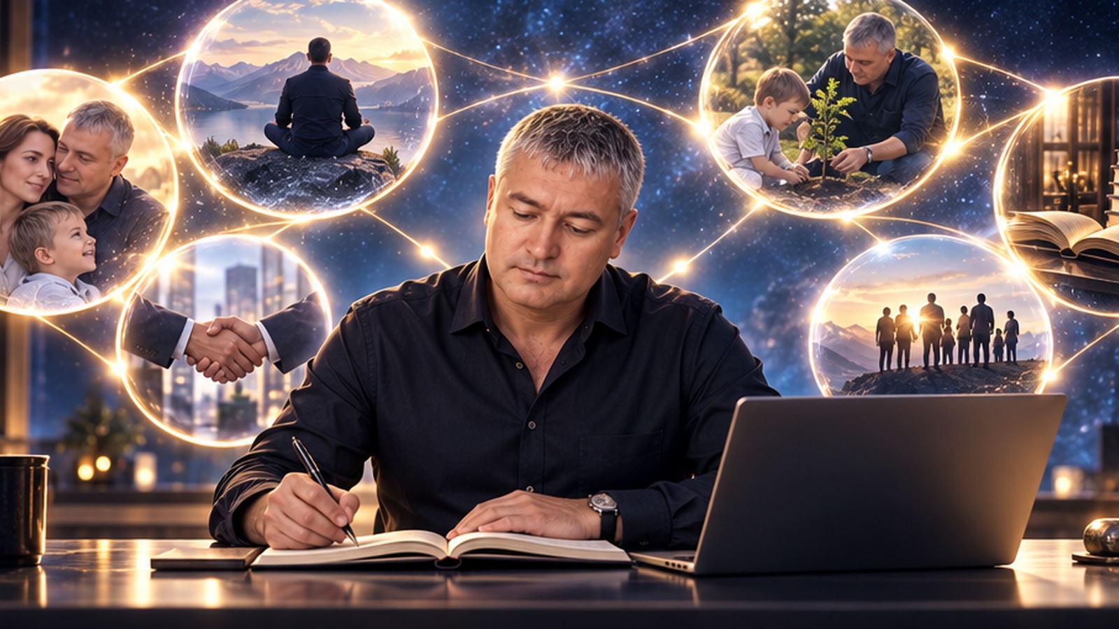 Artistic visualization of the article's central idea